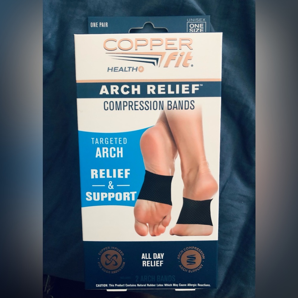 Copper Fit Arch Support Compression Foot Bands